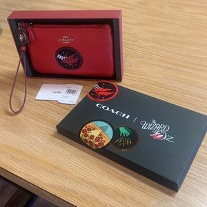 Coach Wizard of Oz Ruby Slippers wristlet